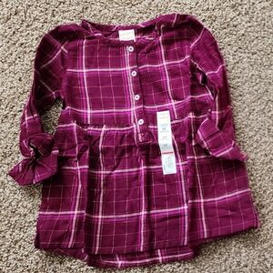 Girls Plaid Dress